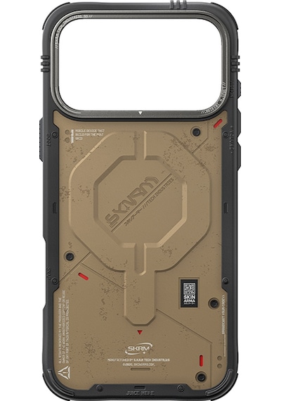 Apple Uyumlu iPhone 17 Pro Max  Kılıf M-safe Şarj Özellikli Airbag Tasarımlı Skinarma Vigor Kapak Kahvereng Kahverengi