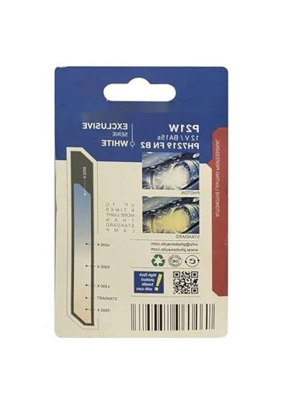 93 P21w Beyaz Tek Duy Fanlı Ampul Takımı, 12 Volt, 2 Adet 10c