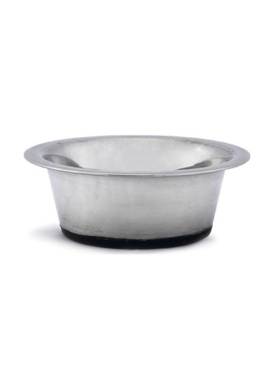 Beeztees Köpek Mama Su Kabı, Kaymaz Tabanlı, Paslanmaz Çelik, 13cm, 450ml