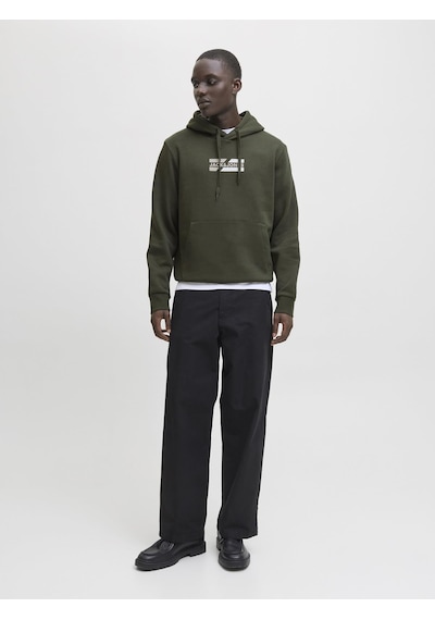 Jack & Jones Jjcorp Graphıc Sweat Hood Noos Cok Renklı