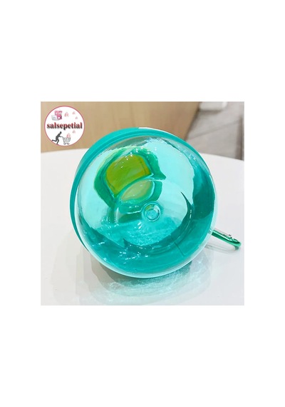 Mini Renkli Su Şişesi 350ml Figürlü Renkli Mini Suluk Matara 350ml Turkuaz