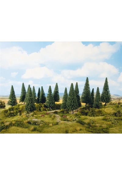 Noch 24642 Köknar Ağaçları, 6 Adet, 14-18 Cm. Diorama Malzemesi-59349