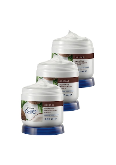 Avon Care Hindistan Cevizi Yağı İçeren Çok Amaçlı Krem 3 x 400 ML