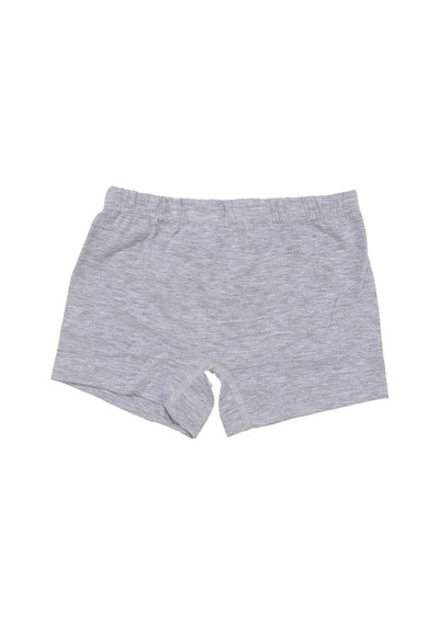 Bebegen Erkek Çocuk Gri Lastikli Düz Renk Boxer Çok Renkli