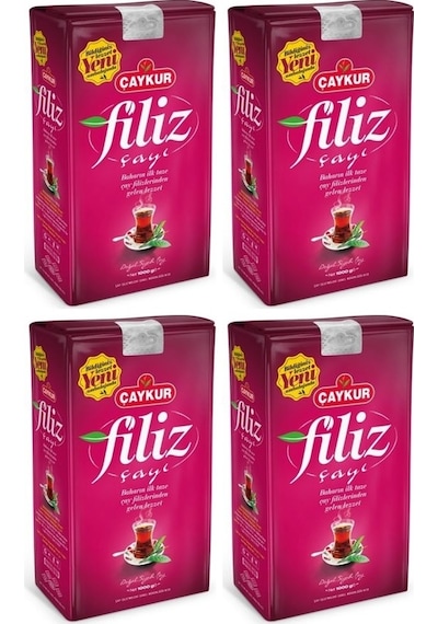 Çaykur Filiz Çayı Siyah Çay 4 x 1 KG