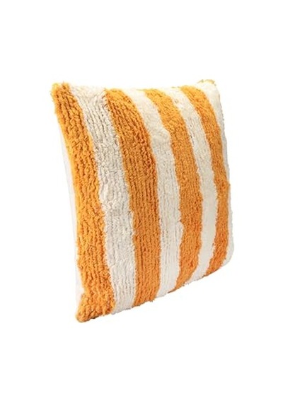 Pop Stripe Dokuma Yastık Hardal 45x45cm Genel