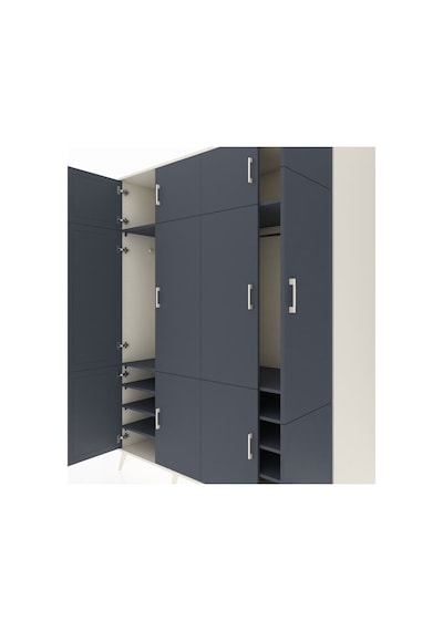 Kronos Gardrop 10 Raflı 12 Kapaklı 2 Askılı 176x59x221 Aytaşı-antrasit Antrasit Kronos Gardrop 10 Raflı 12 Kapaklı 2 Askılı 176x59x221 Aytaşı-antrasit Antrasit