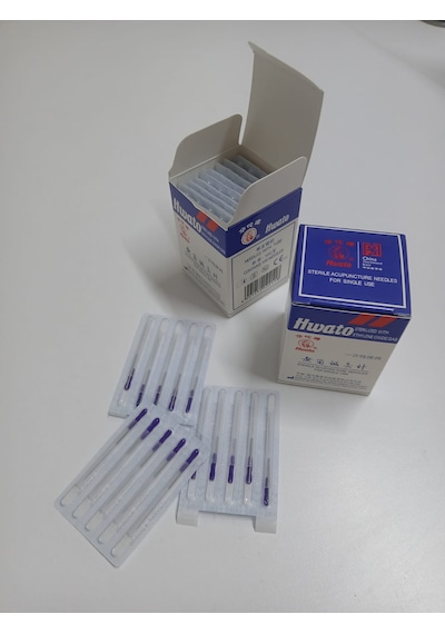 Hwato 0,25x0,25mm Klavuz Tüplü Çelik Akupunktur İğnesi