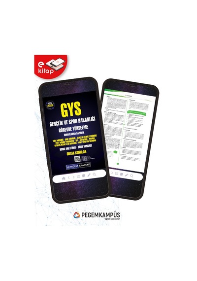 2026 Gys Gençlik Ve Spor Bakanlığı Görevde Yükselme Sınavlarına Hazırlık Konu Anlatımlı Soru Bankası Ortak Konular E-kitap