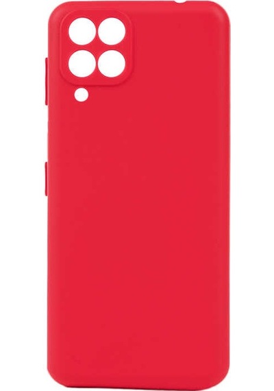 Kilifone - Samsung Uyumlu Galaxy M33 - Kılıf Mat Soft Esnek Biye Silikon - Kırmızı