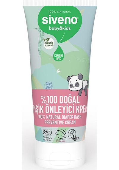Sıveno %100 Doğal Bebek Pişik Önleyici Jel Krem 50ml - Standart Standart