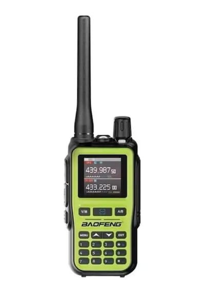 Baofeng Uv-5r Mini Dual Band Telsiz Vhf/uhf 5w Güç, Bluetooth, Type-c Şarj - Yeşil