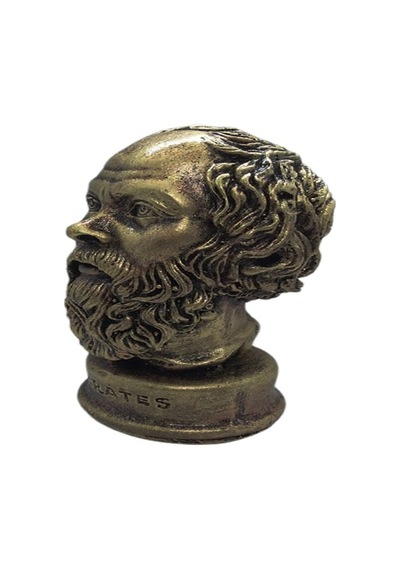 Biblo Büst Socrates Bronz