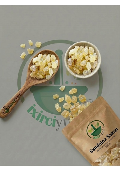 İxirciyusuf Sandaloz Sakızı Sandaroz Sandaloz Gum Sandarac Doğal Reçine 100 G