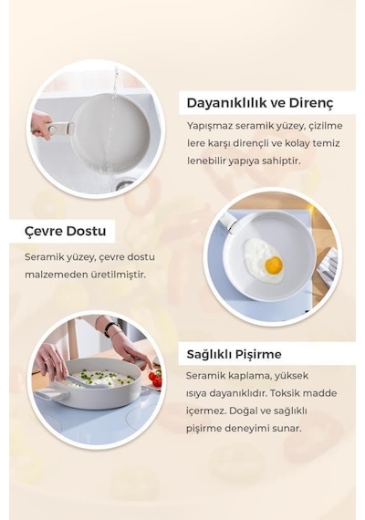 Ultimate İndüksiyonlu Pro Dövme 28 Cm Wok Tava Bft-08868 Diğer