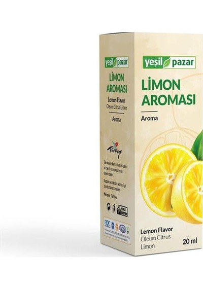 Yeşil Pazar Limon Aroması 20 ML