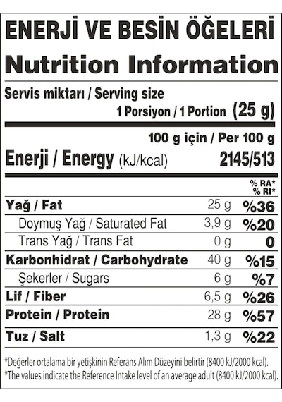 Yayla Notto Fıstık Ezmeli Ve Sriracha Çeşnili Protein Cipsi 50 G X8