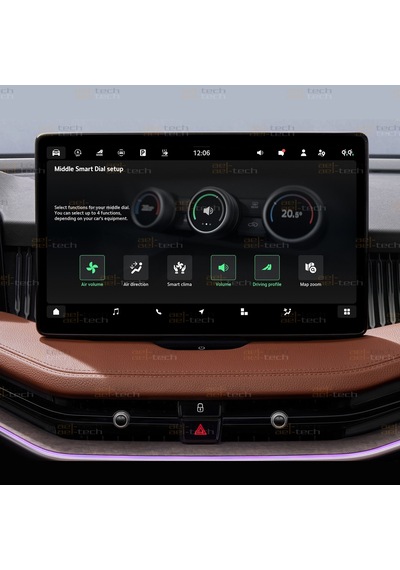 Skoda Superb Uyumlu 13" Navigasyon 9h Mat Görünüm Nano Koruyucu 2024-2026