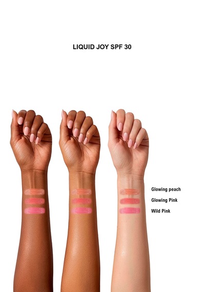 Spf30 Likit Allık Glowing Peach 02 Fırça Aplikatörlü Kolajen Hyalüronik Asit E Ve C Vitamini / Liquid Joy Blush Şeftali