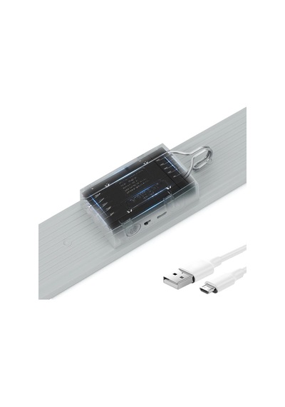 Kumandalı - Zaman - Işık Gücü Ayarlı Metal Askılı - Usb Şarjlı Lamba Fener 20smd Led 5580