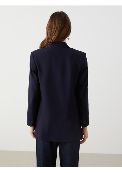 Lcw Modest Lacivert Kadın Blazer Ceket