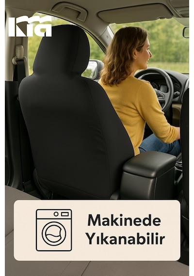 Her Mevsim Rahatlik Sunan Kia Ceed İle Uyumlu Oto Koltuk Kilifi İle Aracinizda Ferahlik Siyah