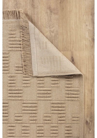 Natura 6664 %100 Doğal Jüt Kilim Bej Renkli Yumuşak Dokulu Şık Tasarımlı Kilim Modern Dokuma Kilim Bej
