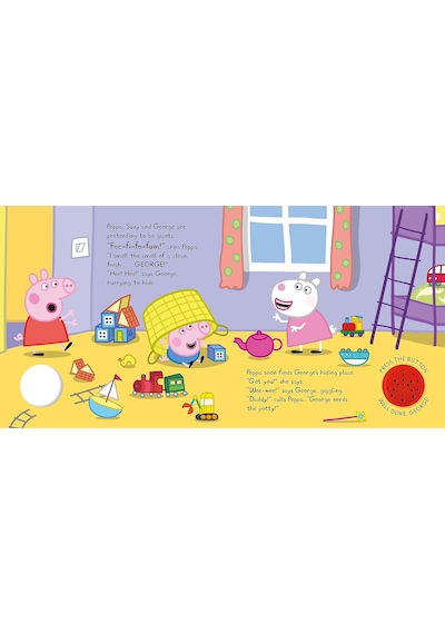 Peppa Pig: George's Potty: A Noisy Sound Book For Potty Training