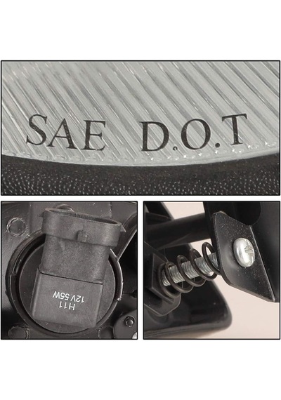 Honda Civic 2007 2008 Sedan Ön Sağ/sol Sis Farı Seti Sis Farı Lambası + Anahtar + Tesisat Kit Civic Sis Farı Seti