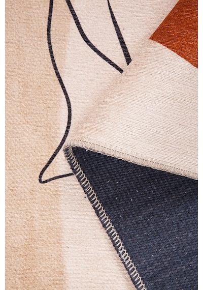 Funk Modern Dokuma Pamuk Polyester Renkli Halı (Al 396)