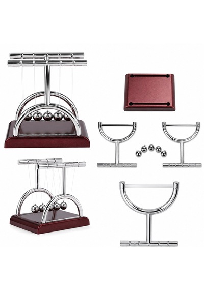 Balance Balls Orta Newton - Metal Denge Topları Masa Üstü 5492 11