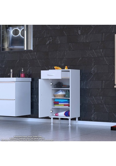 Eliusta Rose 35 Cm Beyaz 1 Çekmeceli Banyo Mutfak Dolabı 4 Bölmeli 3 Raflı Çok Amaçlı Dolap 35x88x32,5 Cm Beyaz Eliusta Rose 35 Cm Beyaz 1 Çekmeceli Banyo Mutfak Dolabı 4 Bölmeli 3 Raflı Çok Amaçlı Dolap 35x88x32,5 Cm Beyaz