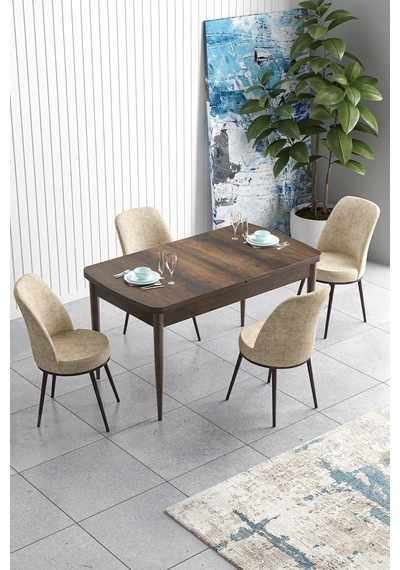 Canisa Han Serisi 70x114 Açılabilir Mdf Mutfak Masası Takımı Barok Desen Masa 4 Krem Sandalye Masa Barok Sandalyeler Krem Canisa Han Serisi 70x114 Açılabilir Mdf Mutfak Masası Takımı Barok Desen Masa 4 Krem Sandalye Masa Barok Sandalyeler Krem