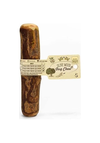 Doğal Zeytin Ağacı Çiğnenebilen Köpek Oyuncağı S 14 X 2 Cm - 10 Kg