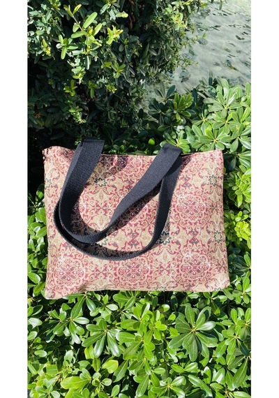 Handream Vintage Chic Bag Tote Bez Omuz Çantası Çok Renkli