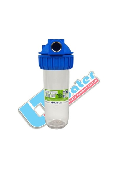 Atlas Bina Daire Girişi 10'' 3/4 Şeffaf Tekli Housing Filtre ...