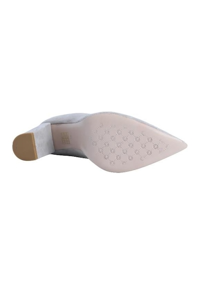Poletto Hakiki Deri Pudra Ayakkabı Stiletto 4924 84 V2-2274 Pudra