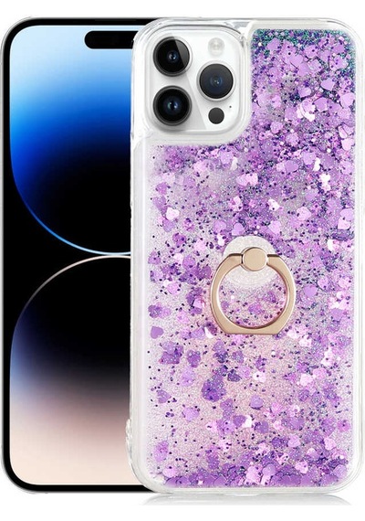 Zeyline Apple Uyumlu iPhone 14 Pro Max Zore Milce Kapak-mor