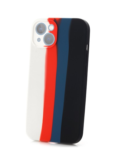 Apple Uyumlu iPhone 12 Pro Max Kılıf Gökkuşağı Rainbow Lansman Silikon-leke Tutmayan Yüzey-tam Koruma Beyaz
