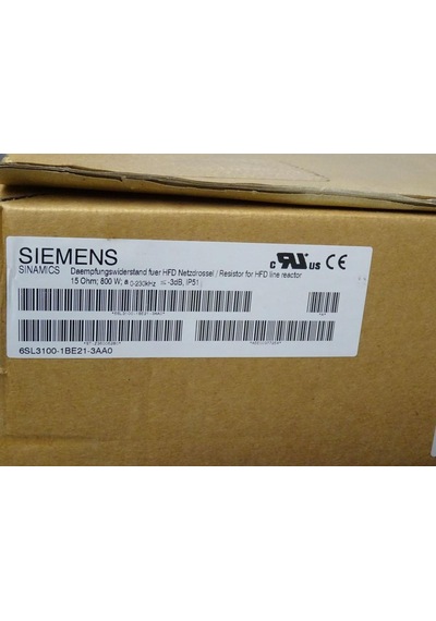 6sl3100-1be21-3aa0 Sıemens Sınamıcs / Sımodrıve Hfd-resıstor 2 El