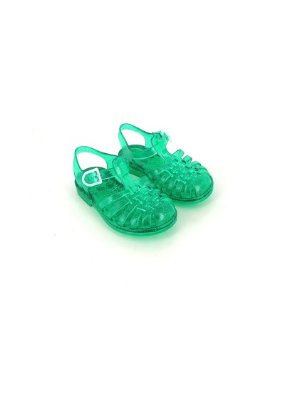 Meduse Sun Vert Paillete - Yeşil Unisex Çocuk Sandalet