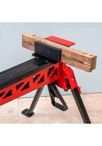 Rox Wood 0194 Çok Amaçlı Katlanır Portatif Çalışma Tezgahı Kırmızı