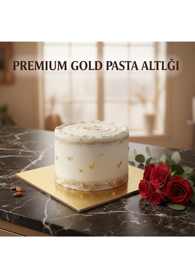 Gold Kare Pasta Altlığı 18 Cm Kalın Karton 25 Li Paket Diğer