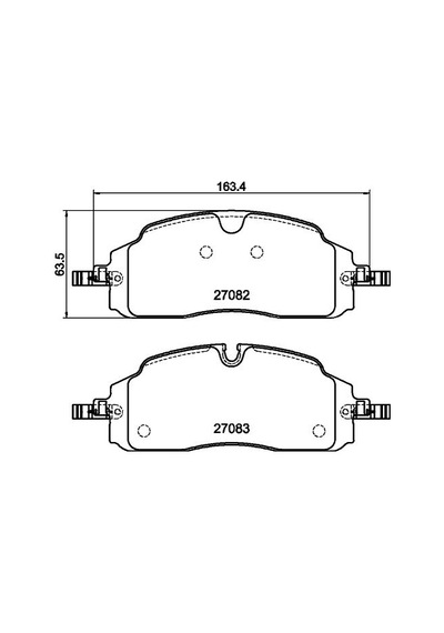 Autotech Db331-176 417/1-200 Ön Fren Balatası Yenı Transıt Custom-vw Caravelle-transporter 23 2717802-7tg698151-ktpz312k021ac -