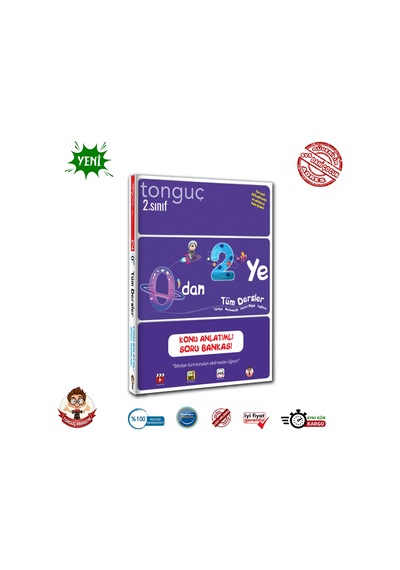 Tonguç Akademi 2. Sınıf 0 Dan 2 Ye Konu Anlatımlı Soru Bankası