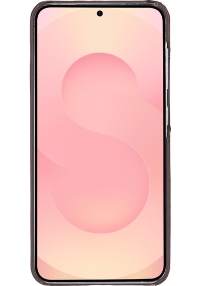 Samsung Galaxy S25 Plus Uyumlu, Hakiki Deri, El Yapımı Arka Kapak, Antik Kahve Kahve