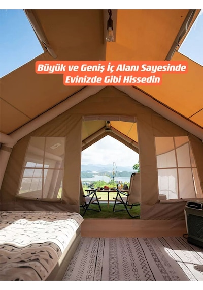 17.2 Metrekare Şişme Çadır Bej