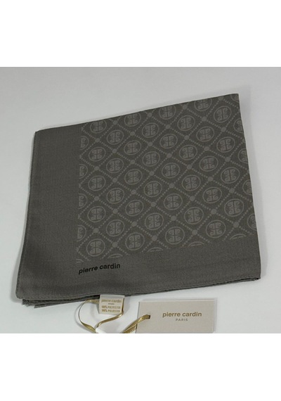 Pierre Cardin Elegans Monogram Eşarp - 1090750 -975 Vizon - Taş Vizon - Taş