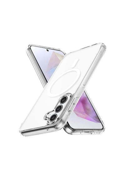 Samsung Galaxy Uyumlu A16 Şeffaf Magsafe Kılıf Mtl Safe
