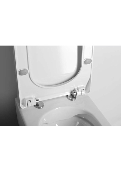 Kc1103.01.0000e Elegant Duroplast Yavaş Kapanan Beyaz Klozet Kapağı Çok Renkli
